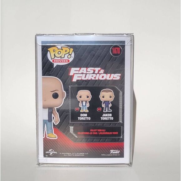 Funko Pop! Dom Toretto Vinyl Figure - Black, Blue, Tan #1078 - Picture 3 of 5
